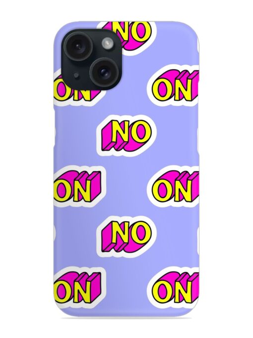 Seamless Pattern Words Snap Case Zapvi