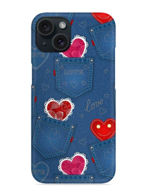 Seamless Pattern Jeans Snap Case Zapvi