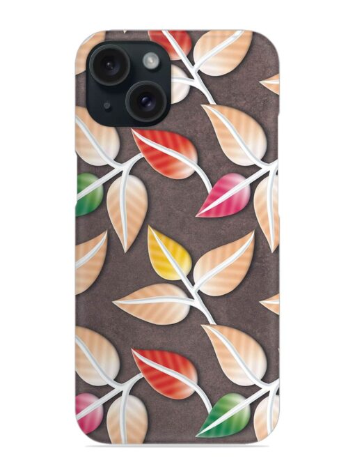 Colorful Leaf Wall Snap Case Zapvi