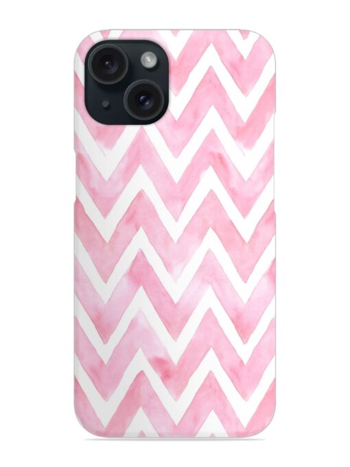 Chevron Pink Color Snap Case Zapvi