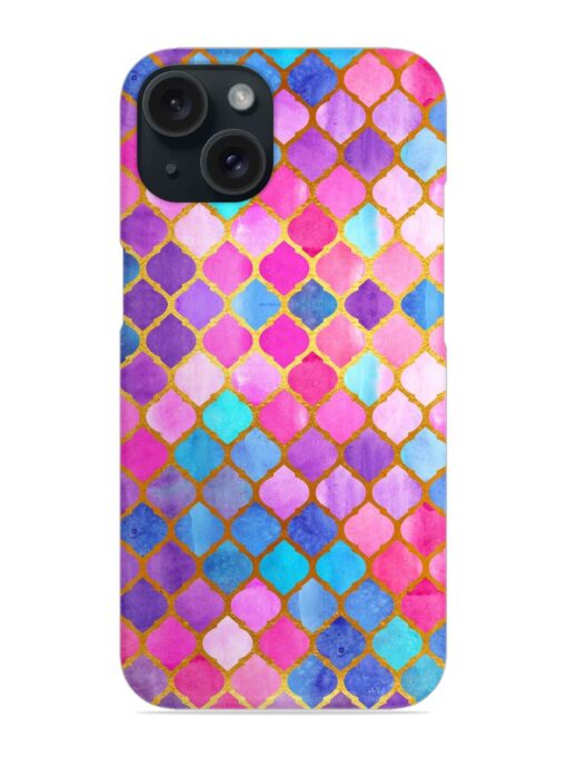 Watercolor Abstract Geometric Snap Case Zapvi