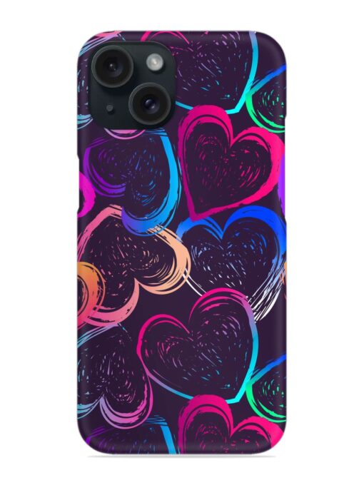 Abstract Seamless Hearts Snap Case Zapvi