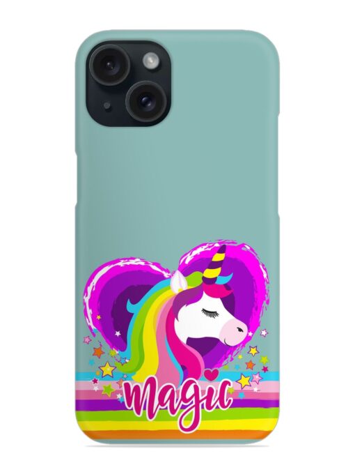 Print Cartoon Unicorn Snap Case Zapvi