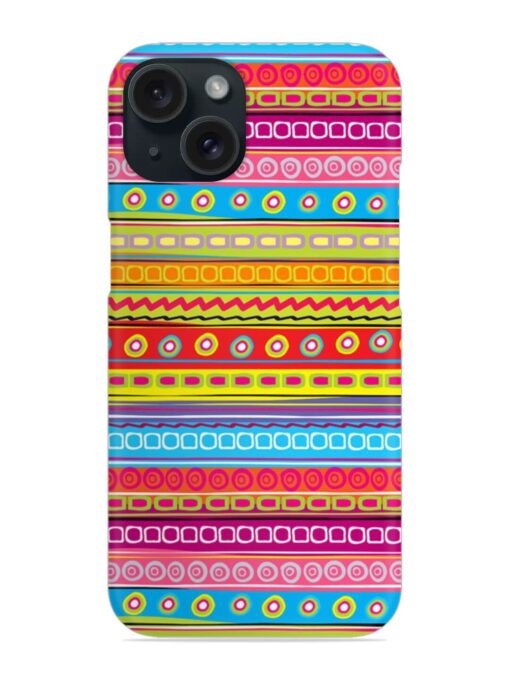 Colorful Strip Abstract Snap Case Zapvi