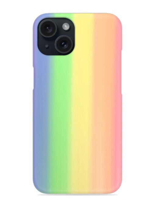 Rainbow Pastel Color Snap Case Zapvi