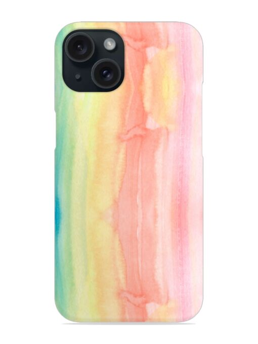 Striped Watercolor Colorful Snap Case Zapvi