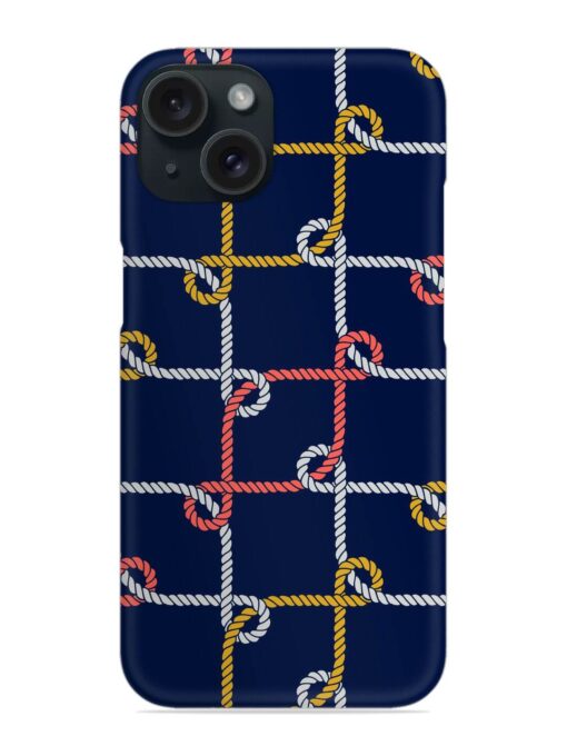 Seamless Nautical Rope Snap Case Zapvi