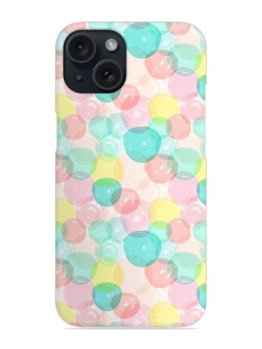 Colorful Bubbles Seamless Snap Case Zapvi