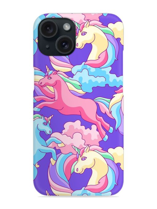 Seamless Pattern Unicorns Snap Case Zapvi