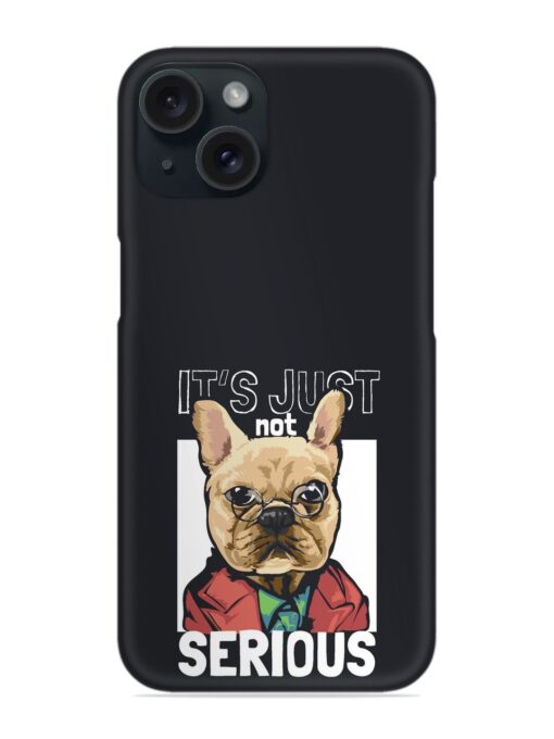 Serious Slogan Cartoon Snap Case Zapvi