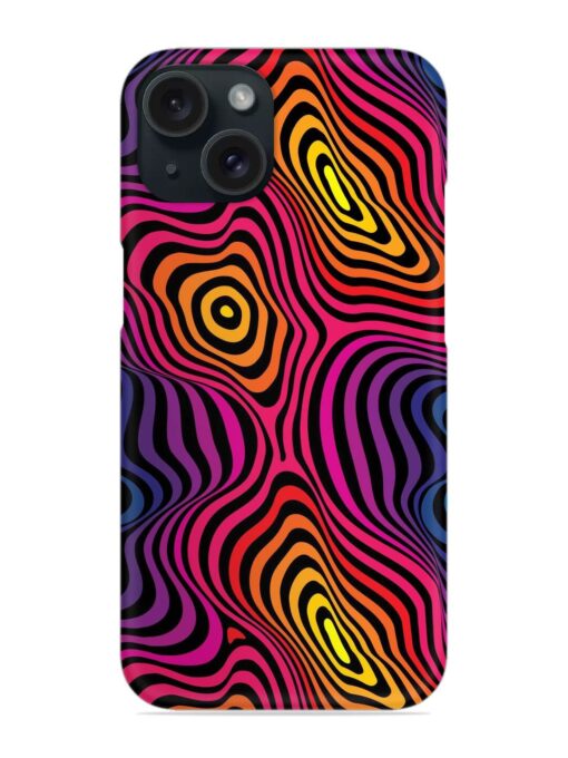 Colorful Fluid Curved Snap Case Zapvi