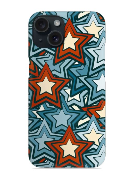 Blue Stars Seamless Snap Case Zapvi