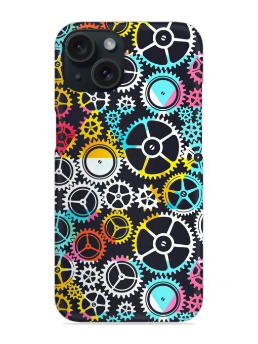 Colored Clockwork Seamless Snap Case Zapvi