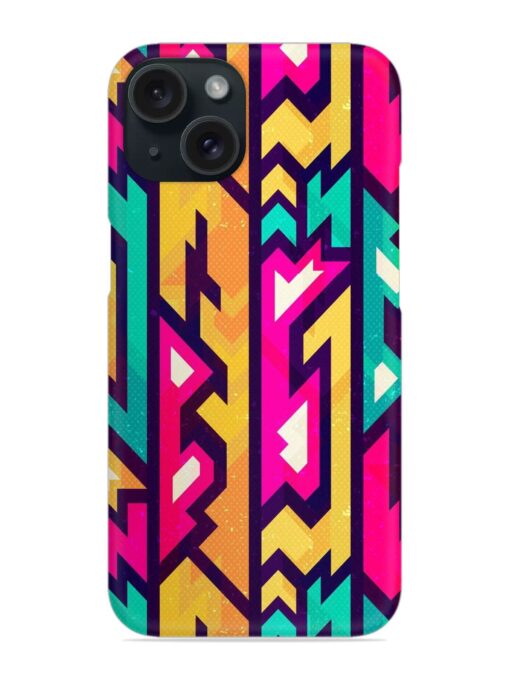 Colored Futurist Seamless Snap Case Zapvi