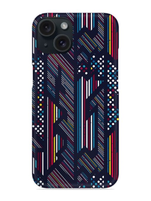 Colored Geometric Seamless Snap Case Zapvi