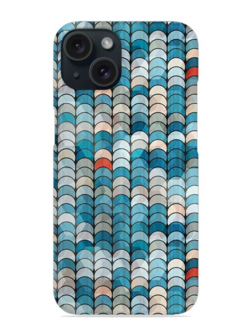 Abstract Blue Circle Snap Case Zapvi