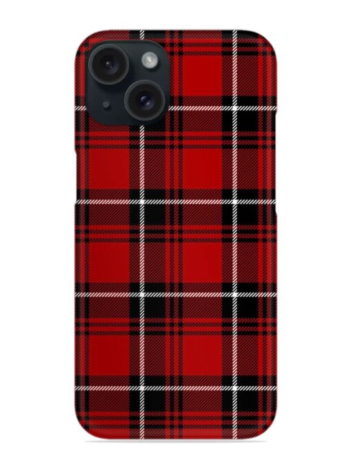 Black Red Tartan Snap Case Zapvi