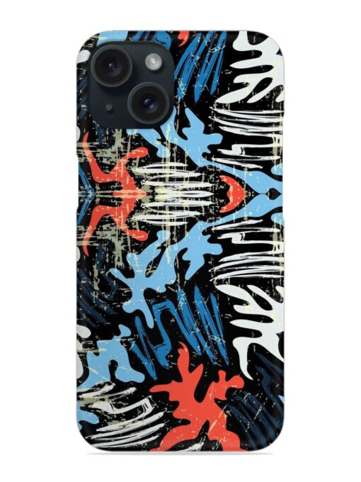 Color Abstract Seamless Snap Case Zapvi