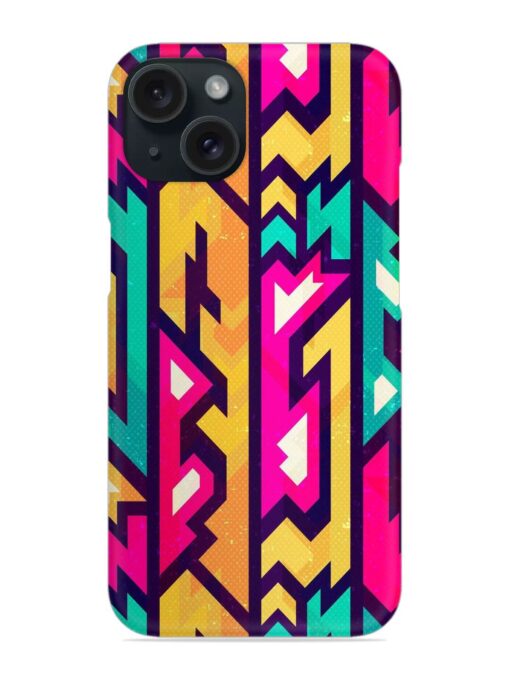 Colored Futurist Seamless Snap Case Zapvi