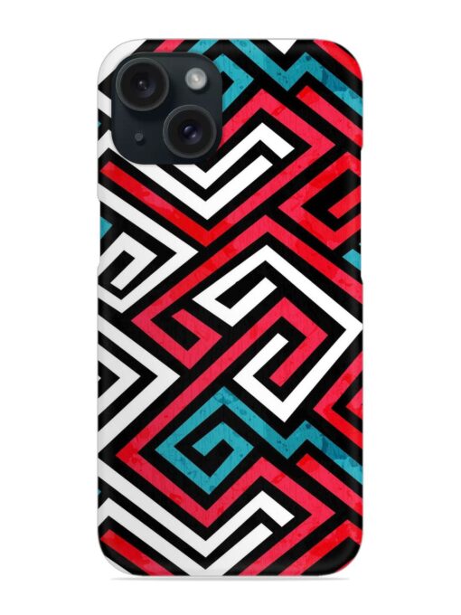 Colored Maze Seamless Snap Case Zapvi