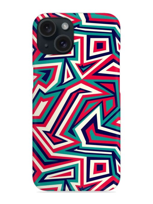 Colorful Abstract Geometric Snap Case Zapvi