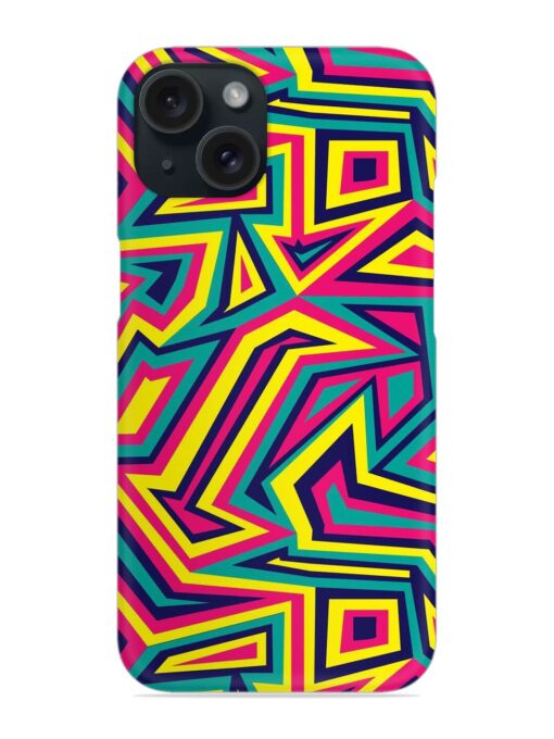 Colorful Abstract Geometric Snap Case Zapvi