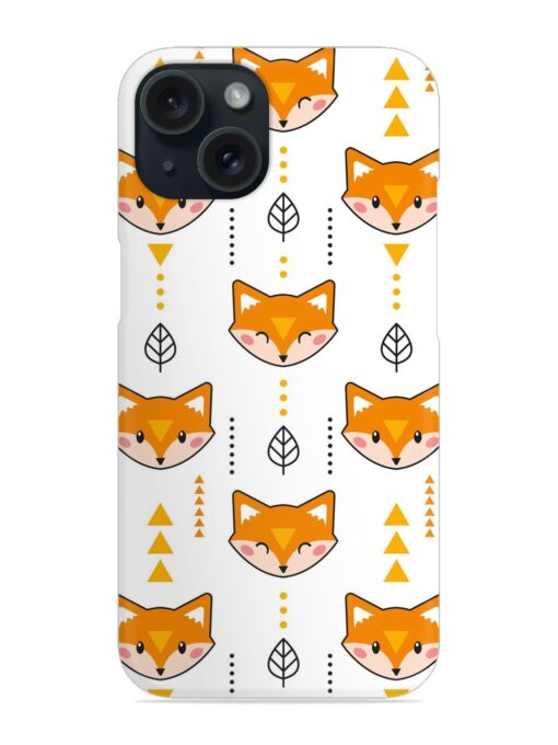 Fox Geometric Seamless Snap Case Zapvi