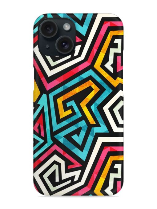 Graffiti Geometric Pattern Snap Case Zapvi