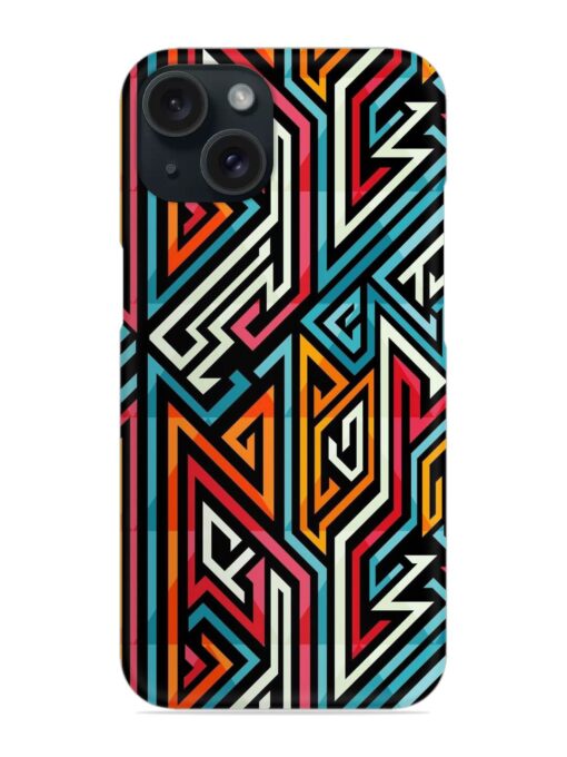 Graffiti Geometric Seamless Snap Case Zapvi