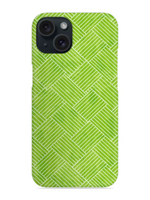 Green Fabric Seamless Snap Case Zapvi