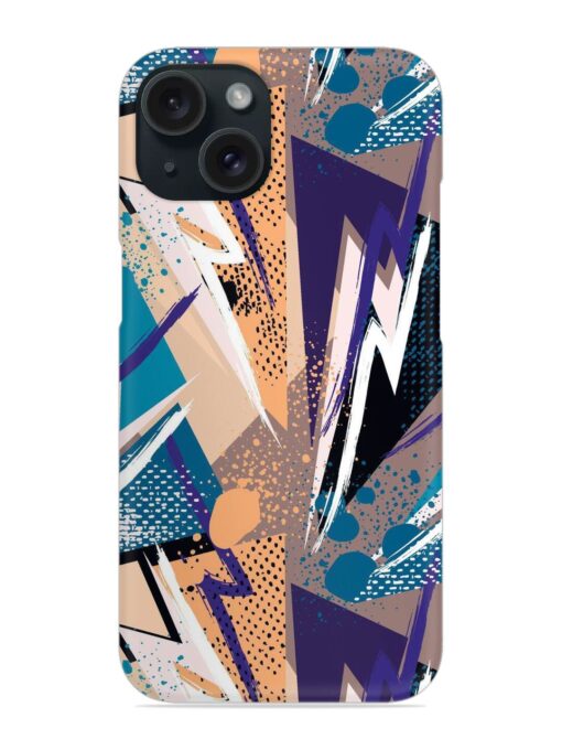 Grunge Geometric Pattern Snap Case Zapvi