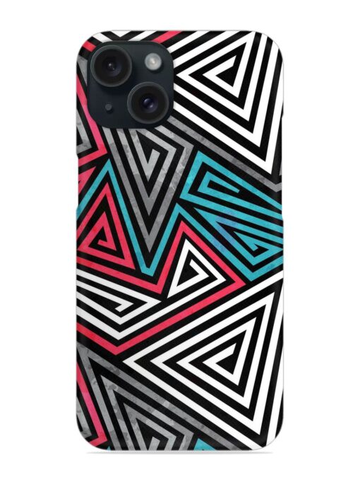 Grunge Triangle Spirals Snap Case Zapvi