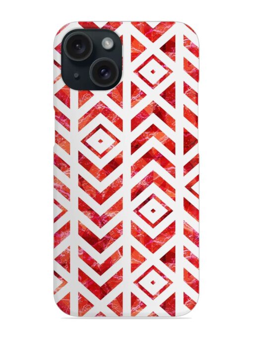 Red Grunge Tribal Snap Case Zapvi