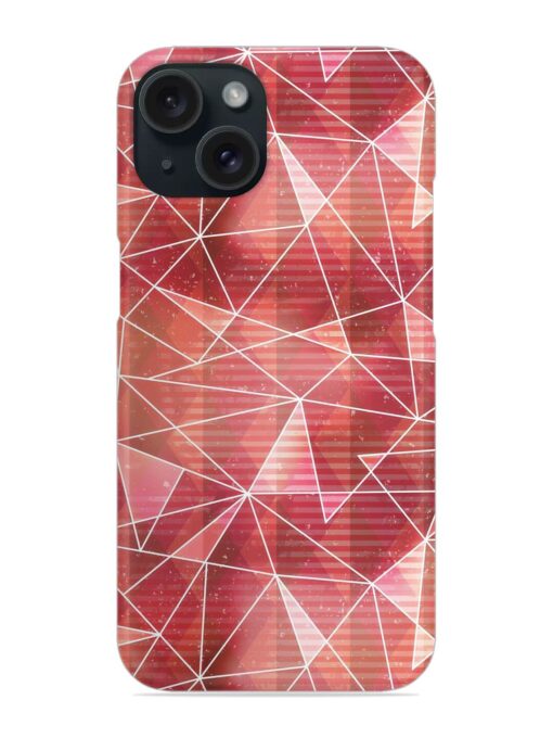 Red Triangle Seamless Snap Case Zapvi