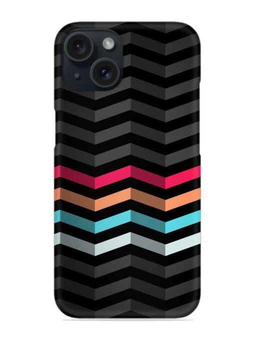 Colorful Stripes Zigzag Snap Case Zapvi