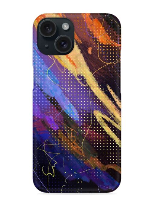 Purple Abstract Snap Case Zapvi