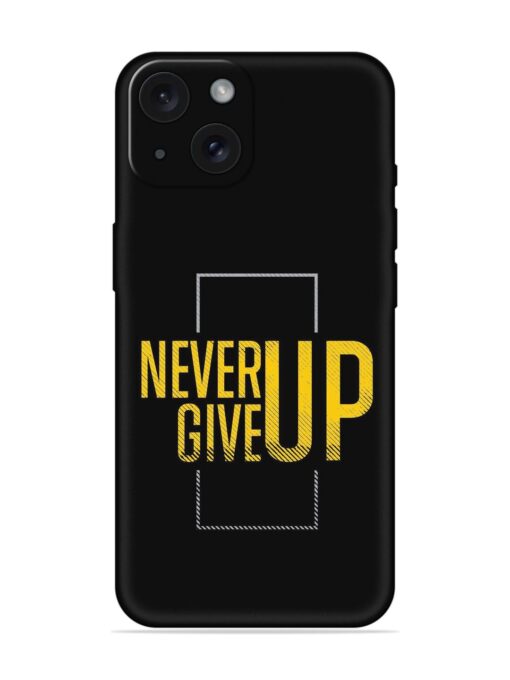 Never Give Up Line Soft Silicone Case Zapvi