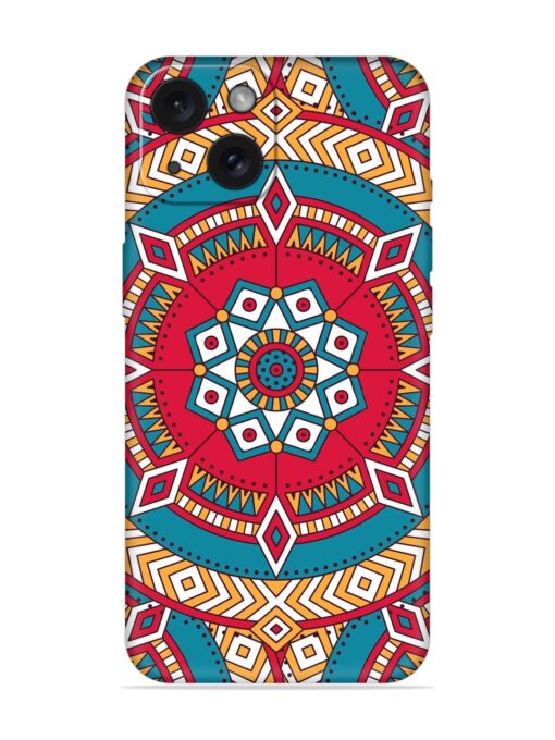 Mandala Red White Pattern Soft Silicone Case Zapvi