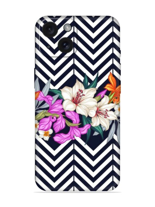 Zigzag Flower Art Soft Silicone Case Zapvi