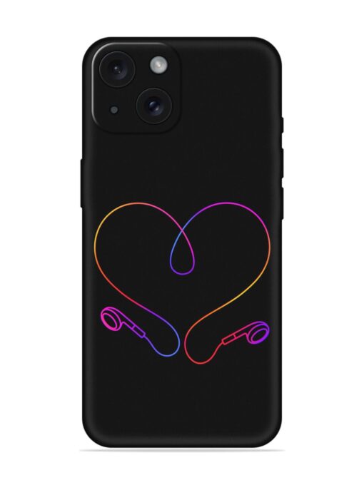 Heart With Headphone Design Soft Silicone Case Zapvi