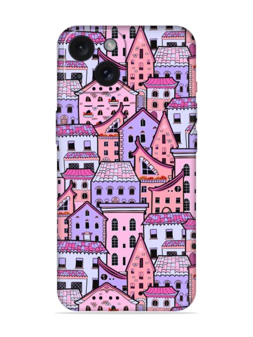 Seamless Pattern Houses Soft Silicone Case Zapvi