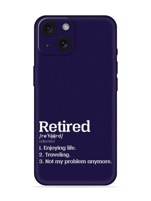 Funny Retired Dictionary Soft Silicone Case Zapvi