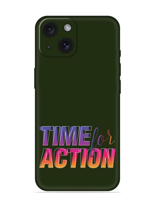 Time Action Graphic Design Soft Silicone Case