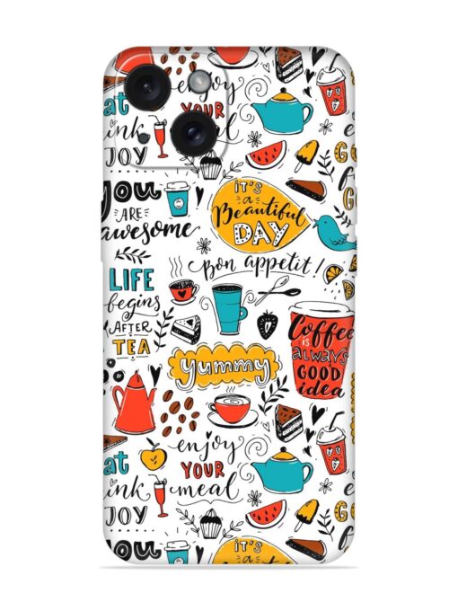 Cafe Pattern Doodle Soft Silicone Case Zapvi