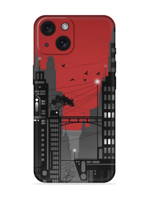 City View Illustration Soft Silicone Case Zapvi