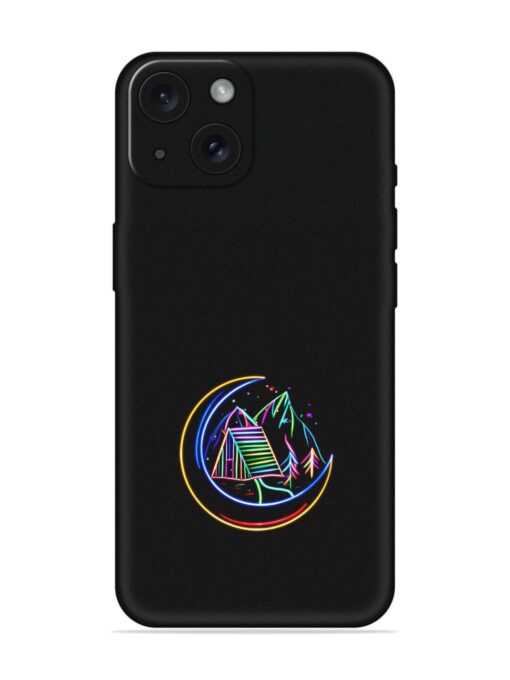 Neon Mountain Symbol Soft Silicone Case Zapvi