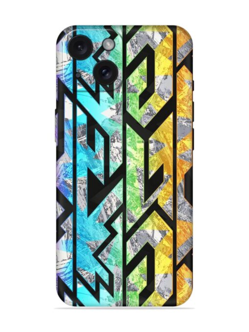 Colored Grunge Vector Soft Silicone Case Zapvi