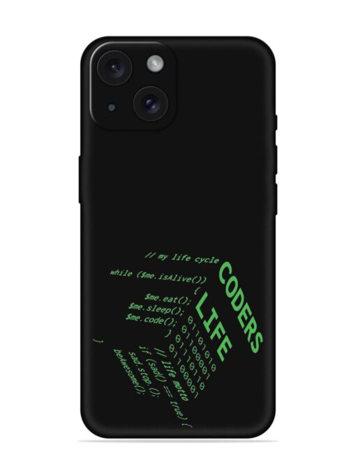 Funny Coders Life Soft Silicone Case Zapvi