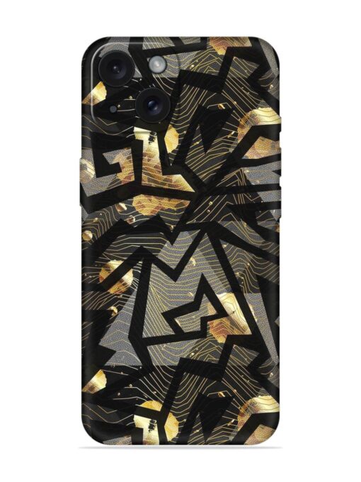 Gold Grunge Geometric Soft Silicone Case Zapvi