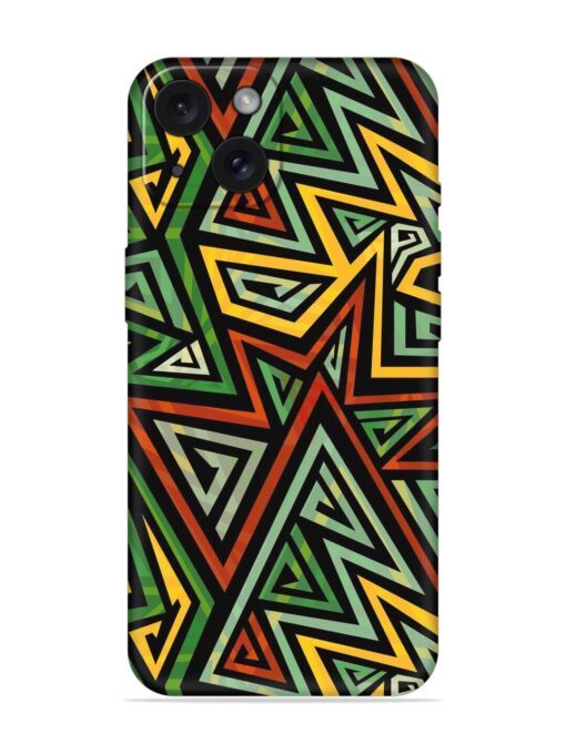 Green Tribal Geometric Soft Silicone Case Zapvi